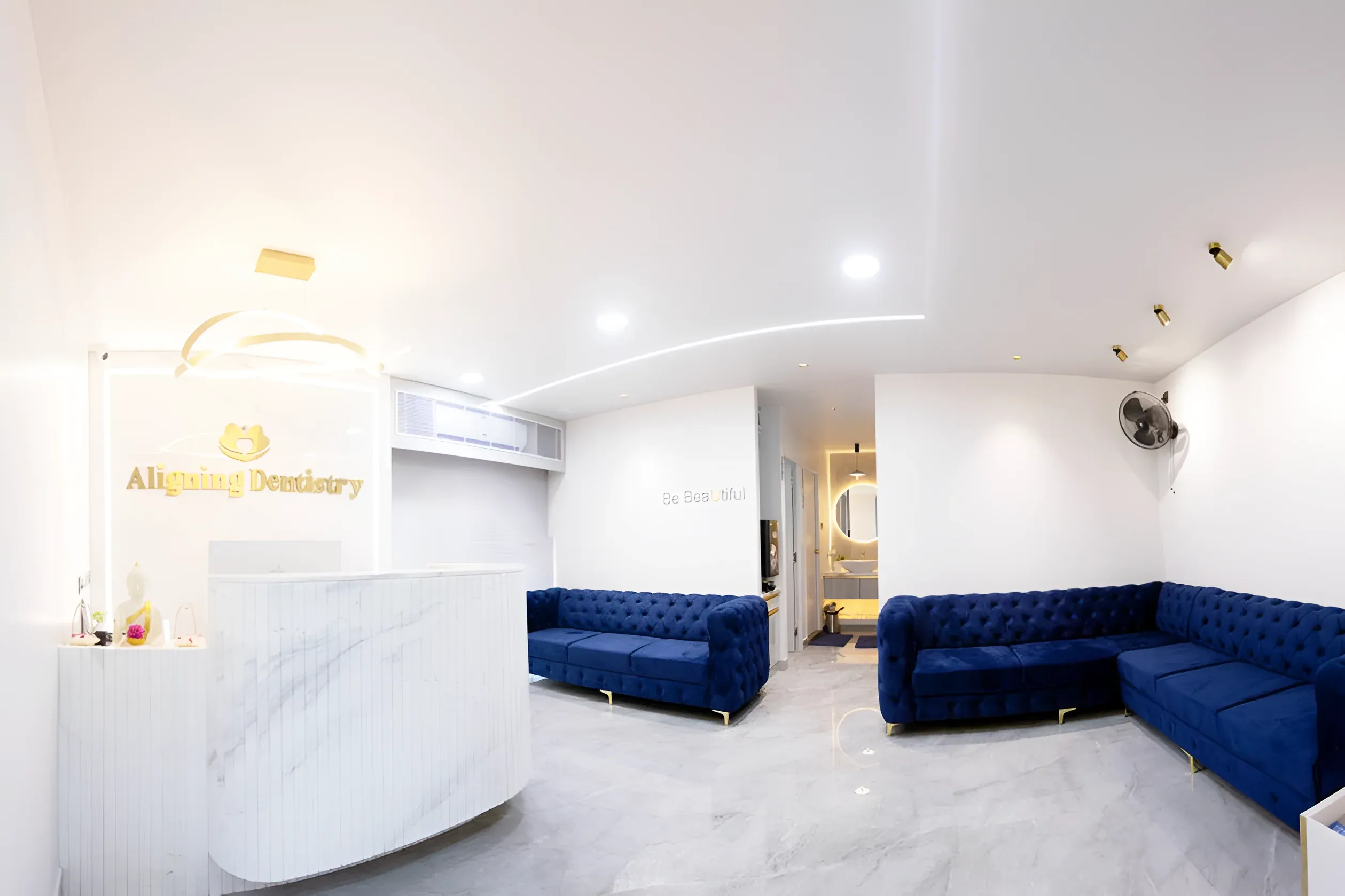 Aligning Dentistry Clinic Reception - Alwarpet Chennai